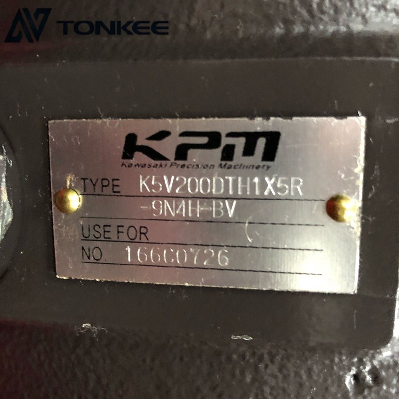 KPM KAWASAKI K5V200DTH1X5R-9N4H-BV piston pump K5V200DTH hydraulic pump E336 R450-7 R455 EC460B EX450 SY365-8 XCMG XE370 Excavator main pump