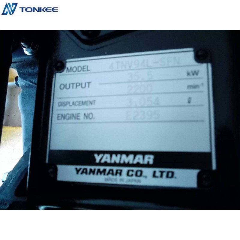  original YANMAR 4TNV94L-SFN E2395 compelte engine assy 