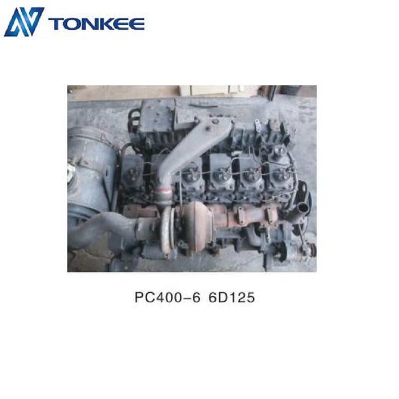 6D125 Engine assy PC400-6 Excavator diesel engine KOMATSU Complete engine Used