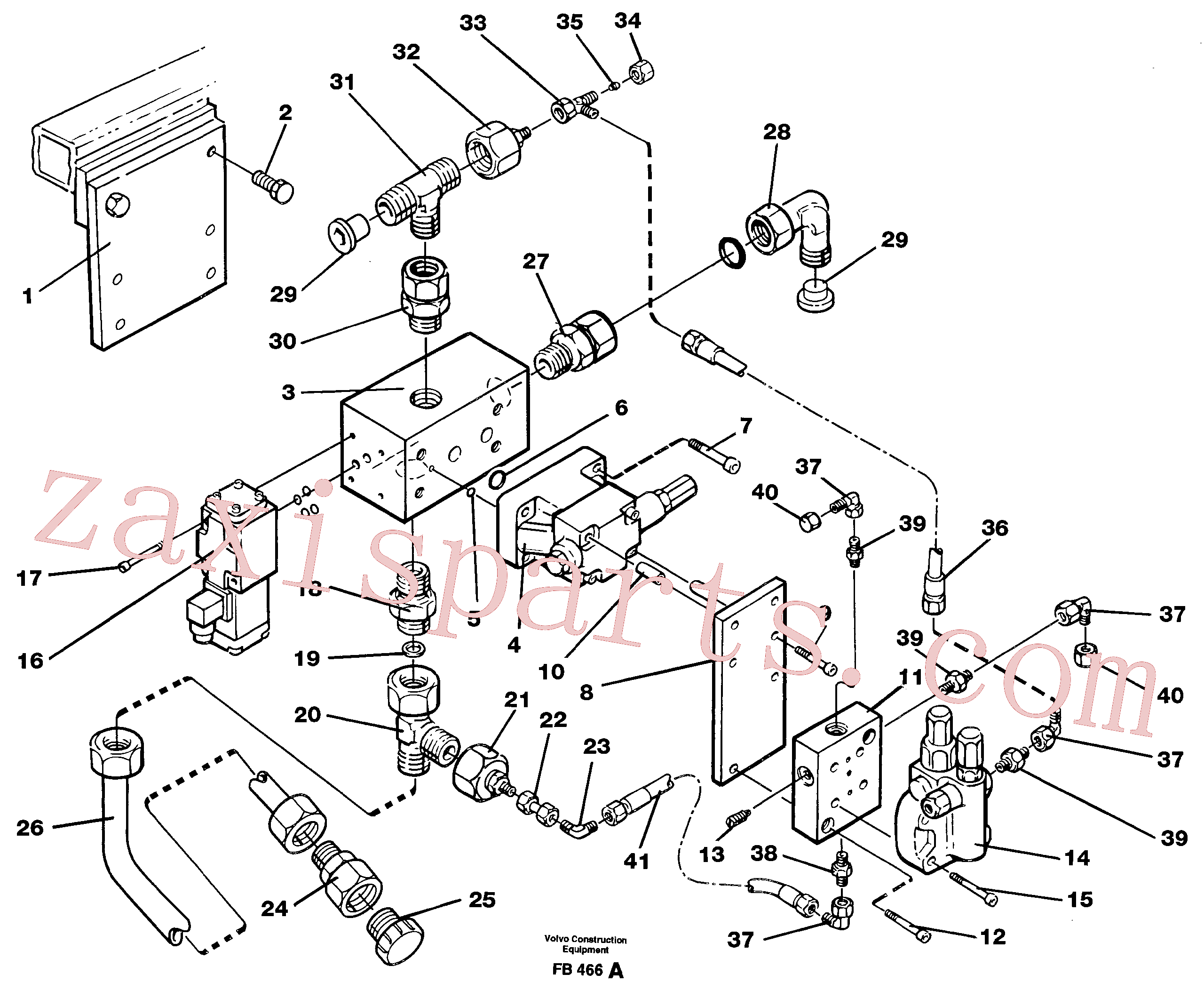 VOE14239616 for Volvo Magnet equipment, Älmhult, valve assembly(FB466A assembly)