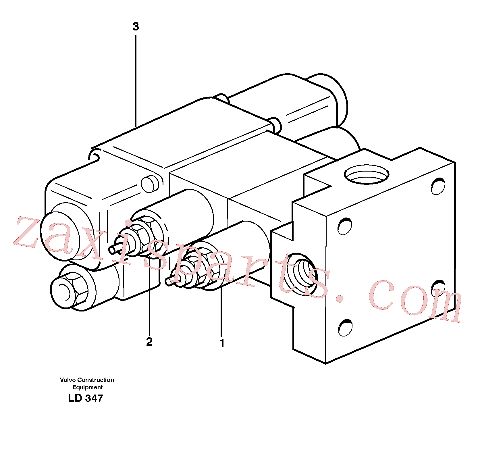 VOE11706623 for Volvo Magnet valve(LD347 assembly)