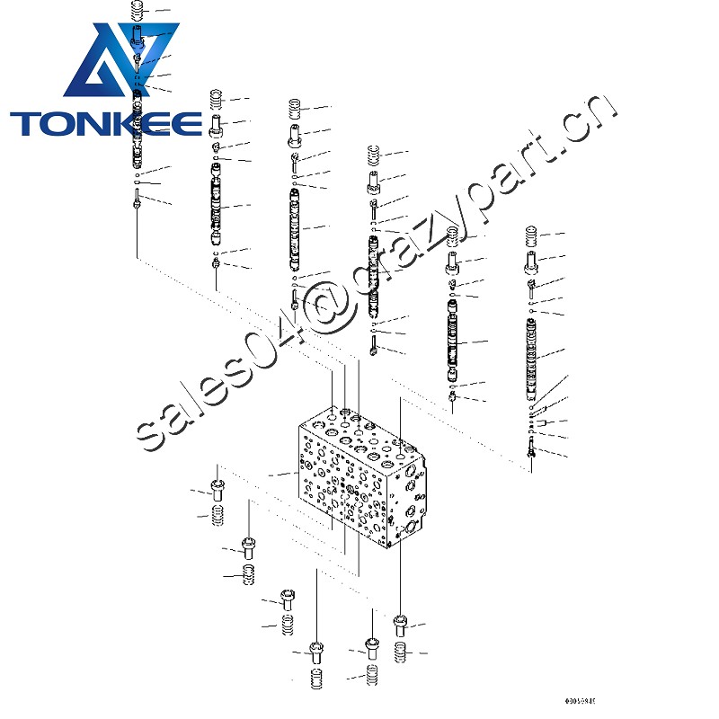 723-47-27501 723-47-27506 723-48-27501 main control valve PC400LC-8 PC430-8 PC450-8 hydraulic crawler excavator control valve