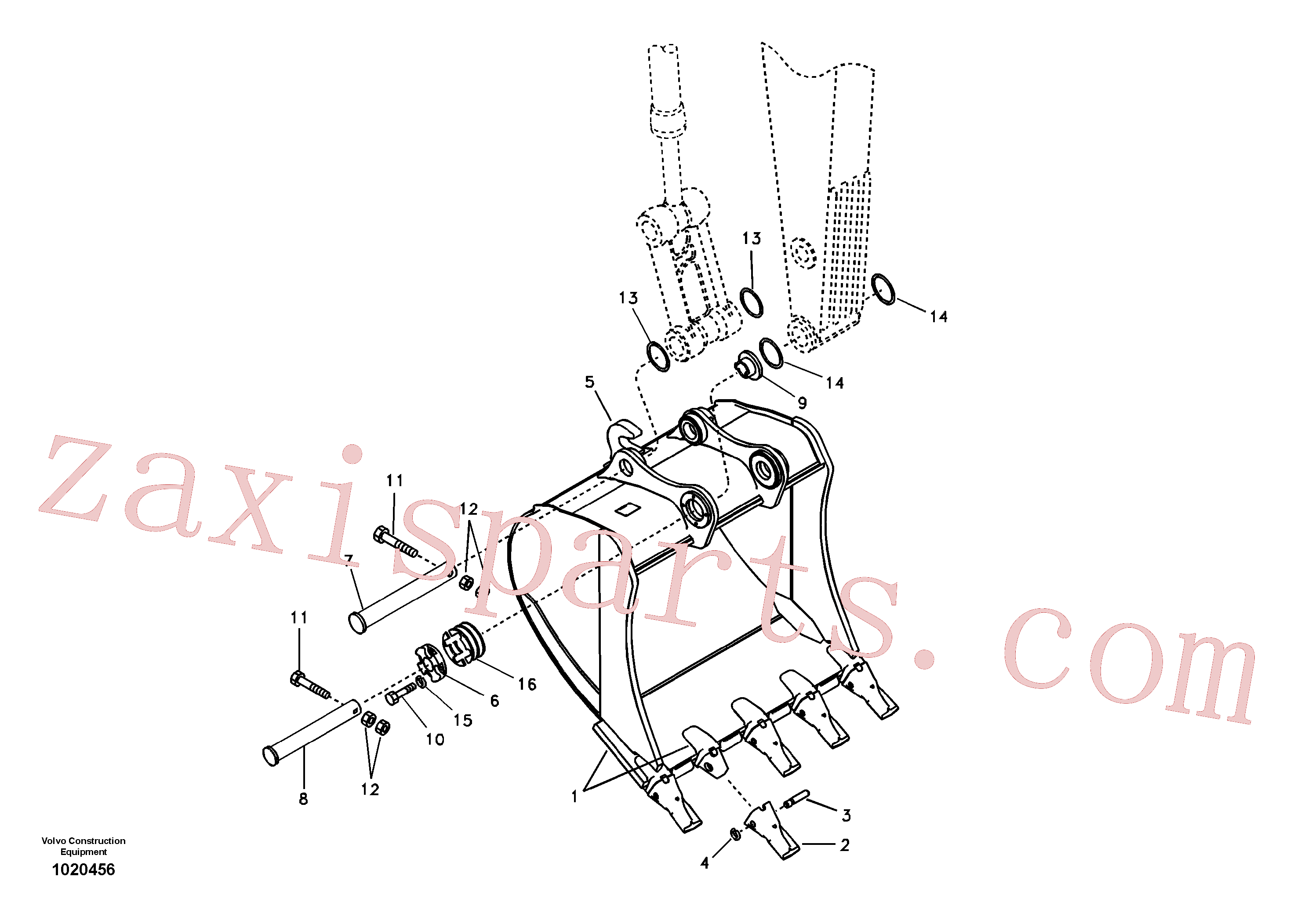 VOE14548805 for Volvo Bucket(1020456 assembly)
