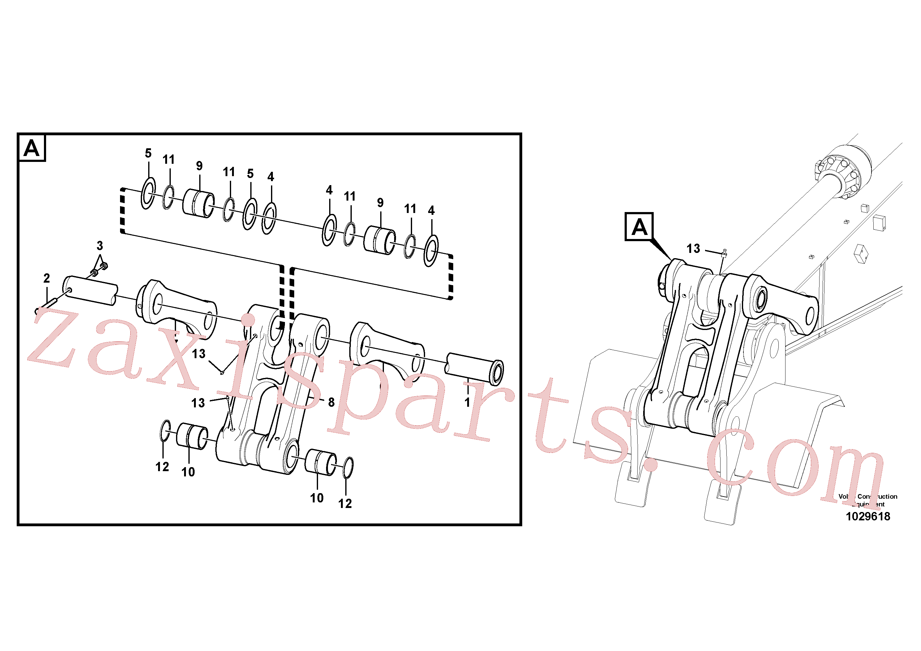 SA9011-22430 for Volvo Links to connecting rod(1029618 assembly)