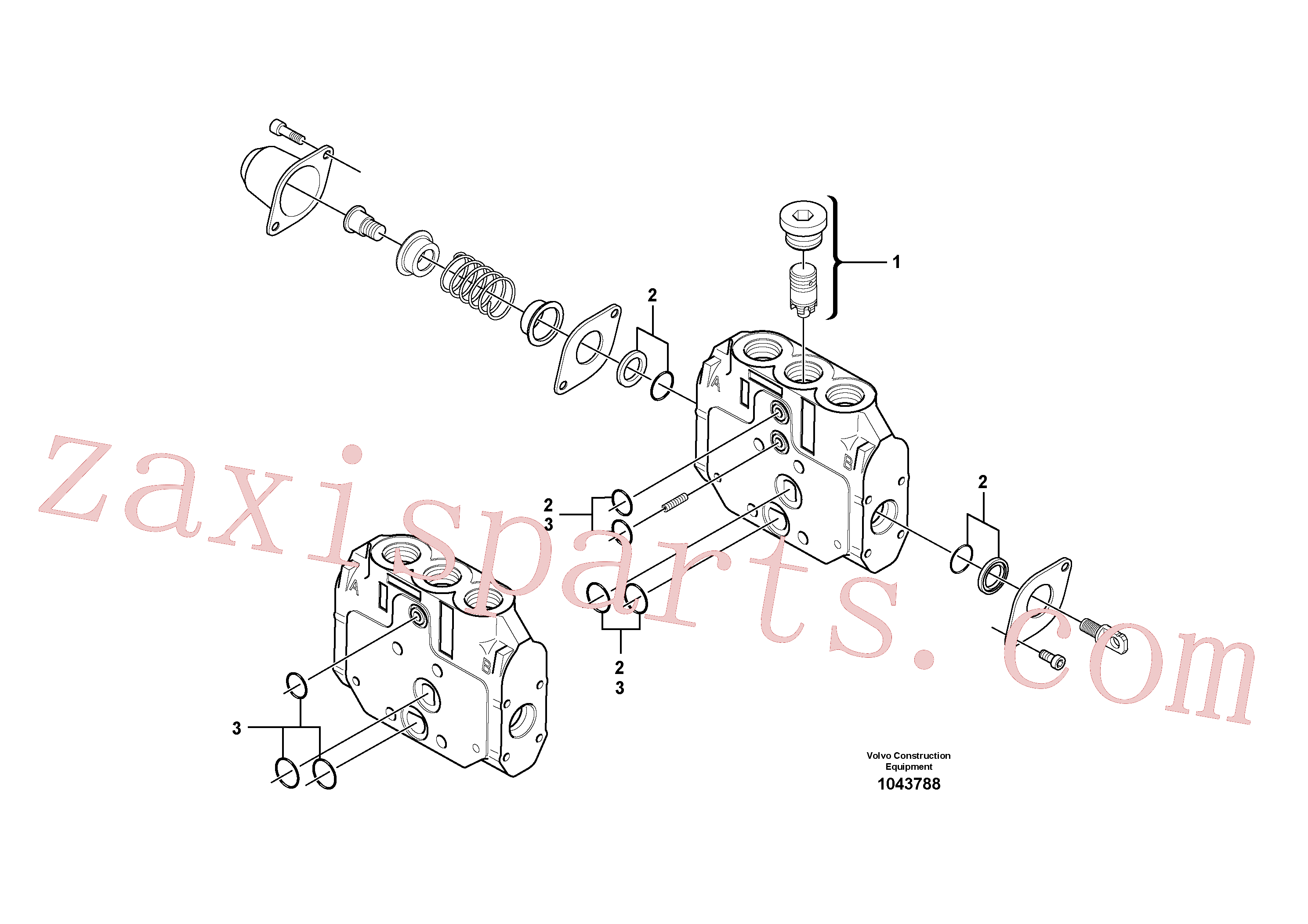 PJ7417729 for Volvo Valve section(1043788 assembly)
