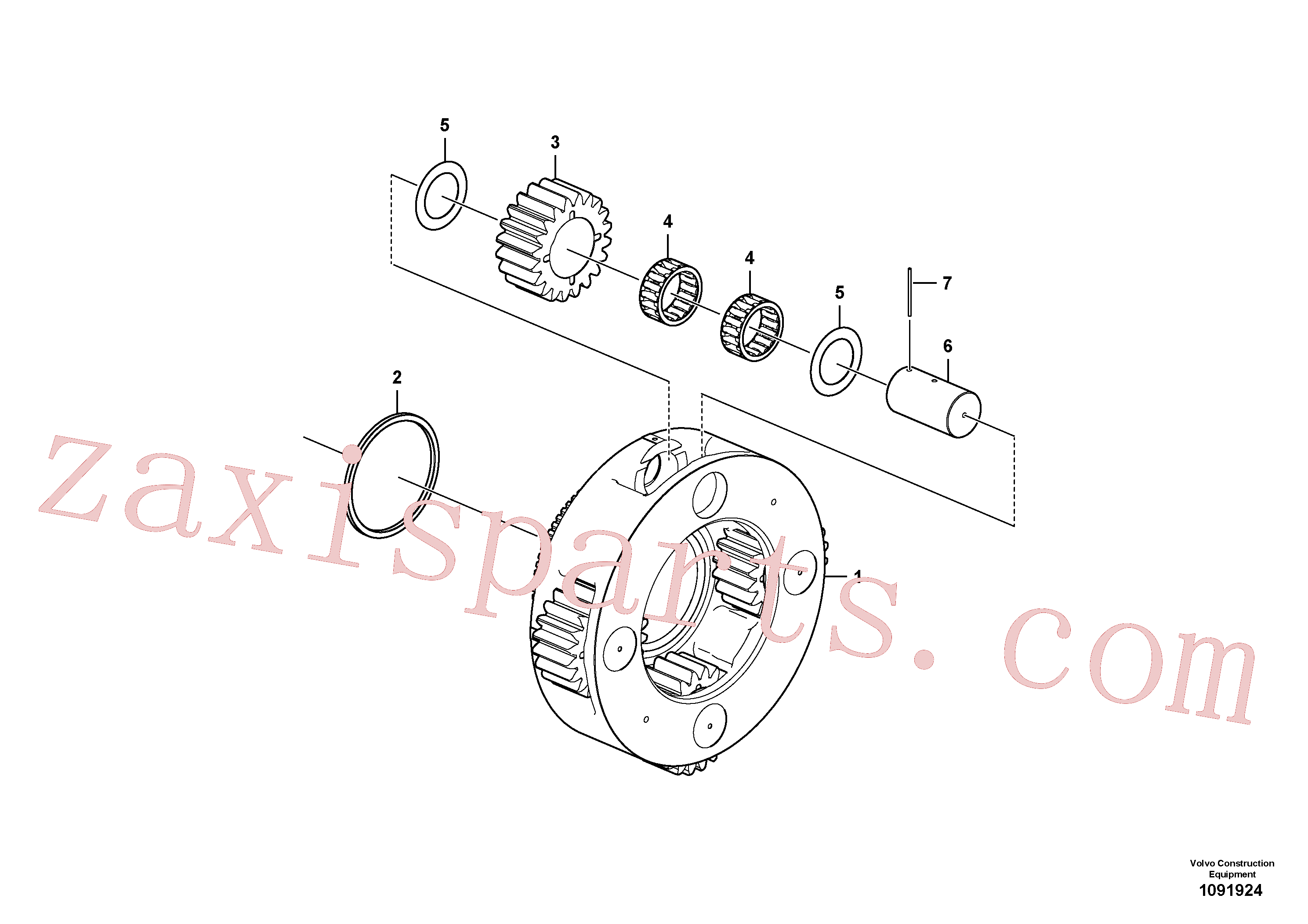 China Made VOE14663733 Planet carrier parts for Volvo Excavator