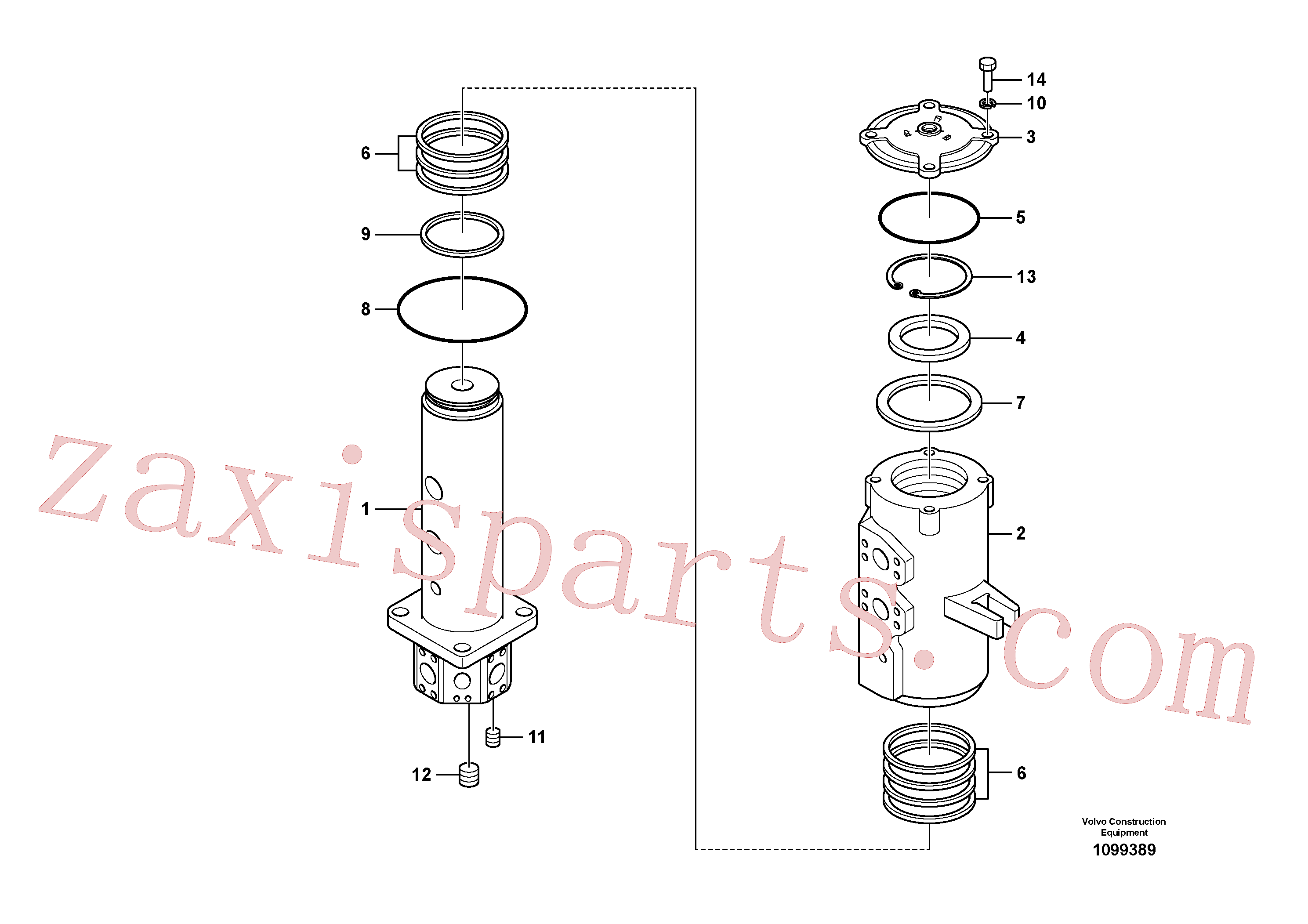 SA14524666 for Volvo Turning joint(1099389 assembly)