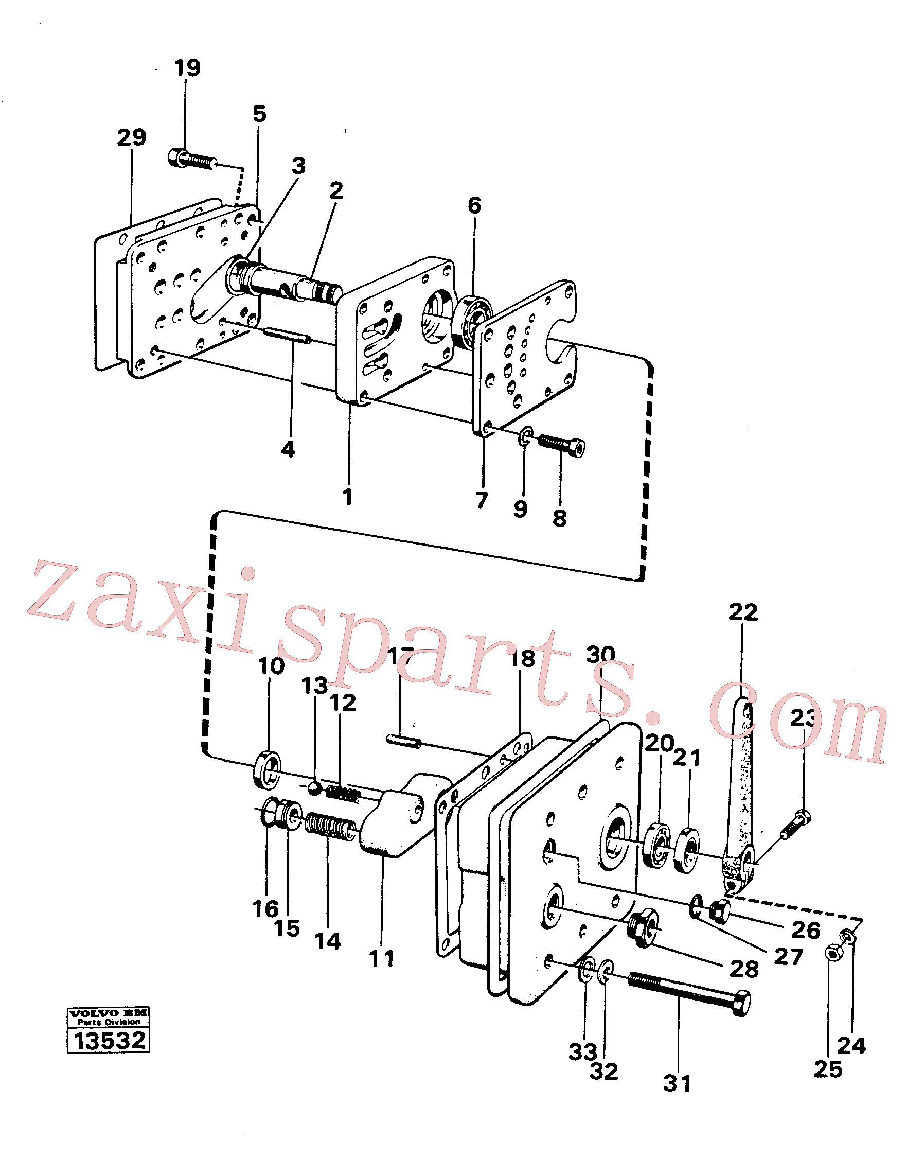 RM95922373 for Volvo Gear selector valve(13532 assembly)