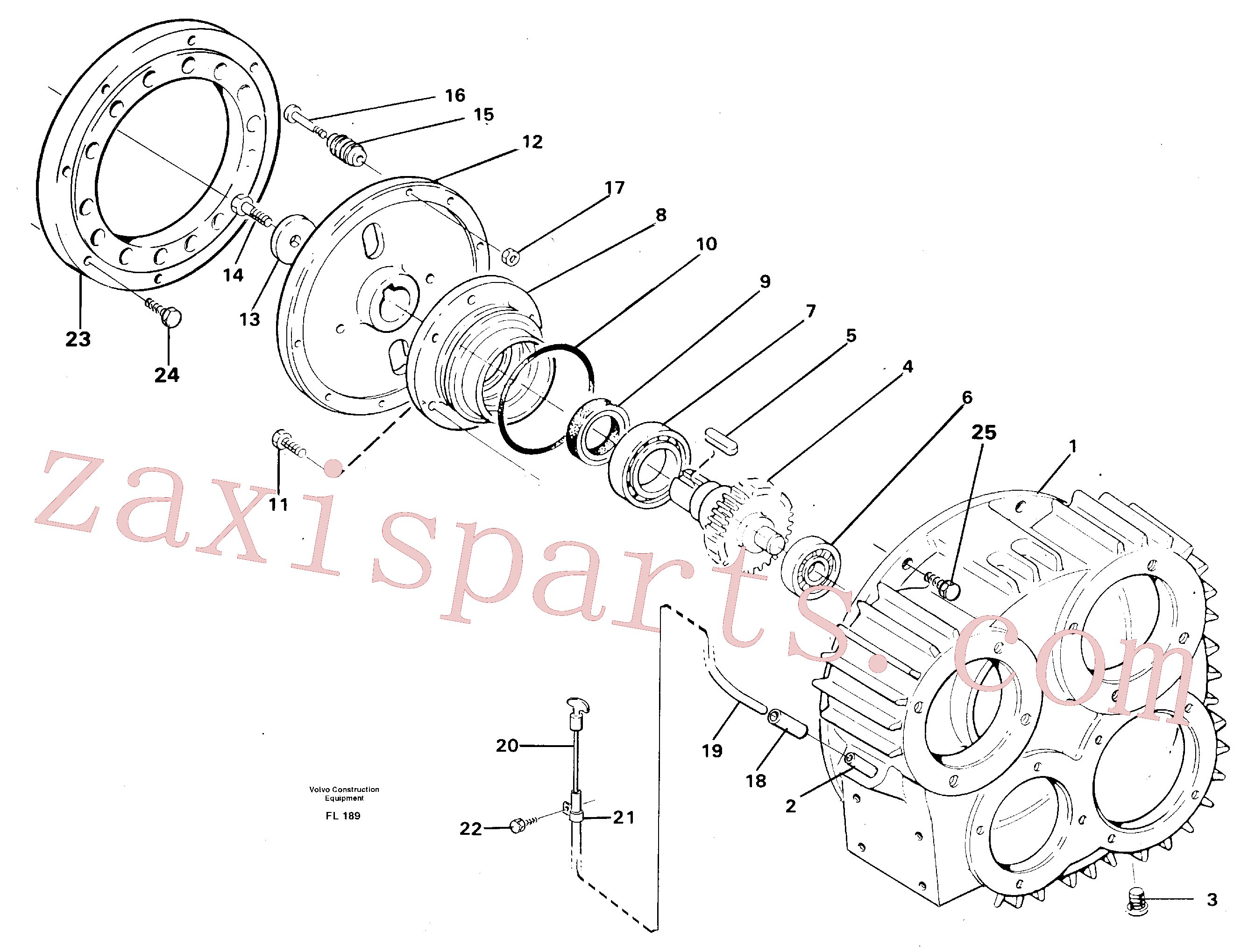 VOE14239978 for Volvo Pump gear box(FL189 assembly)