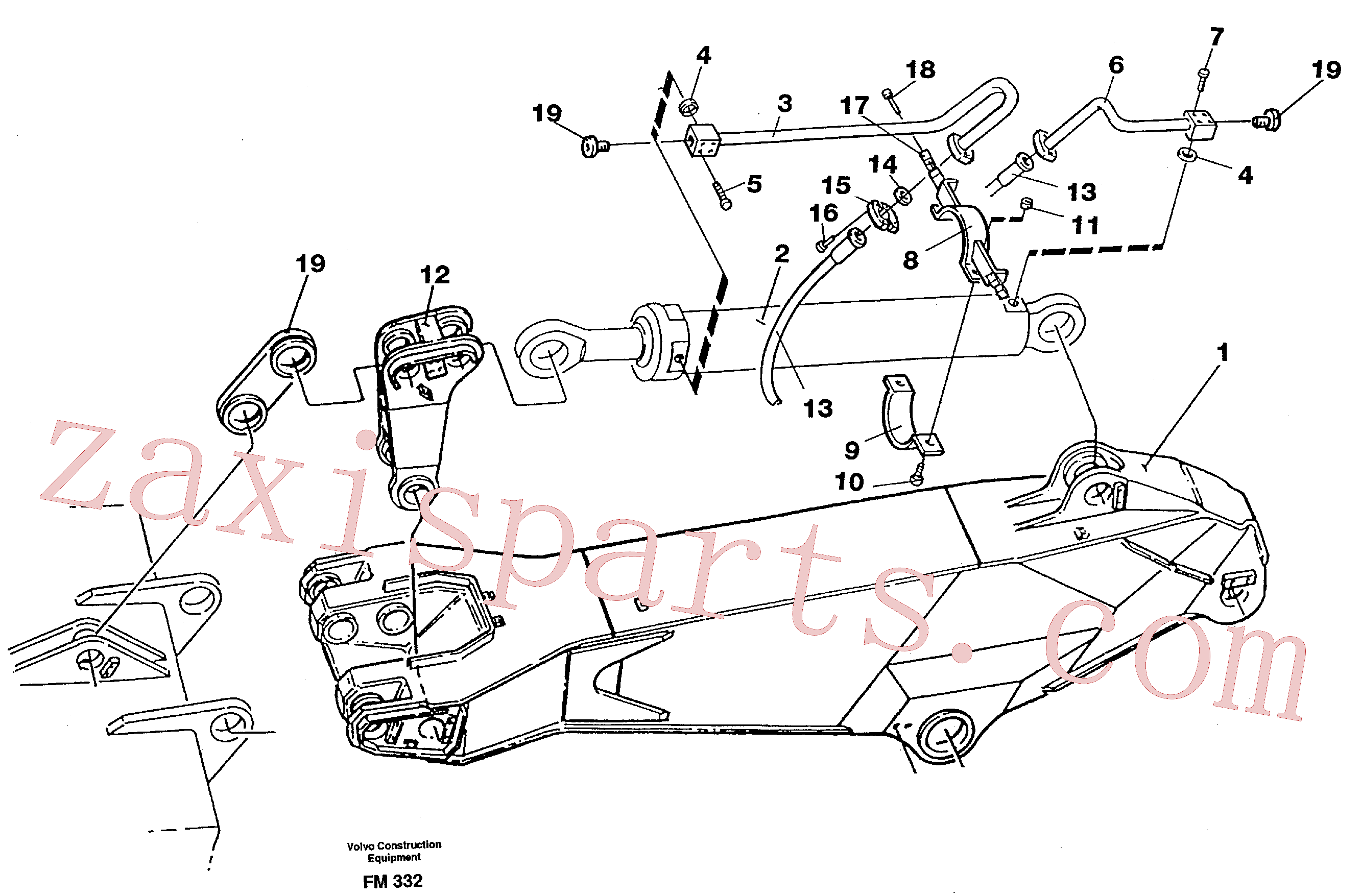 VOE14264061 for Volvo Hydraulic system, dipper arm 3.0 m(FM332 assembly)