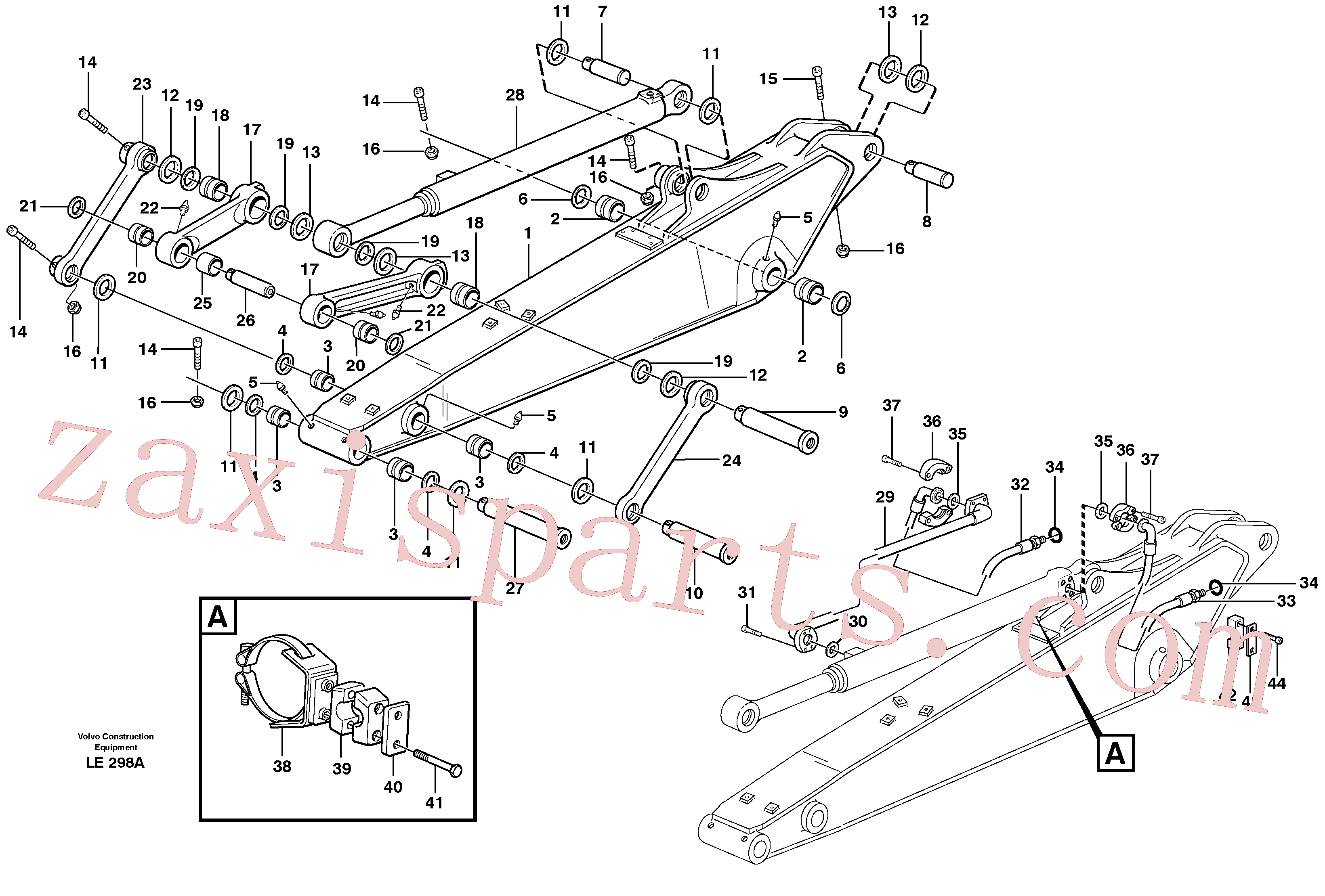 VOE14377677 for Volvo Dipper arm incl. connect.(LE298A assembly)