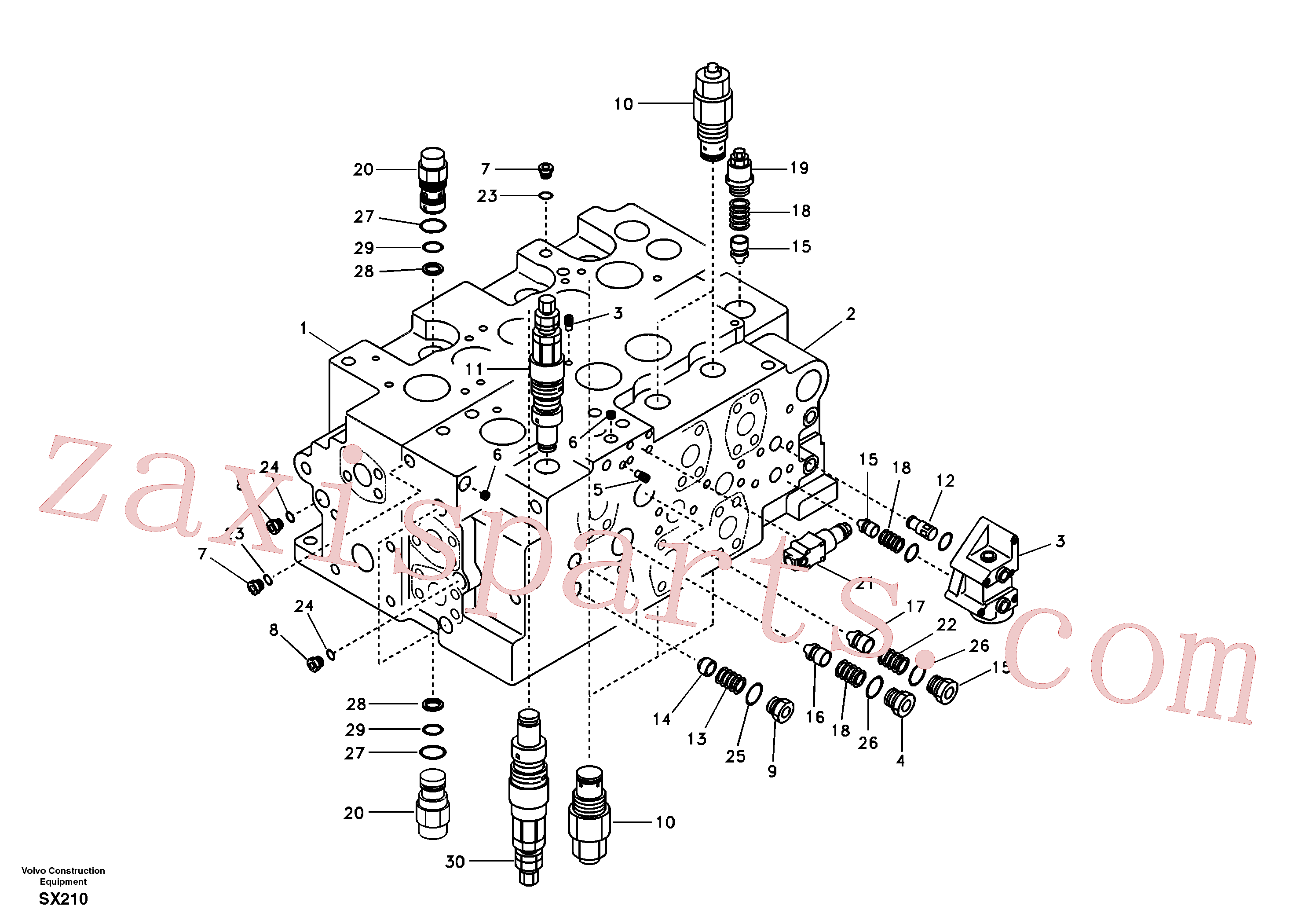 China Made VOE14502387 Plug parts for Volvo Excavator